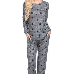 Ekoiaer long sleeve pajama set